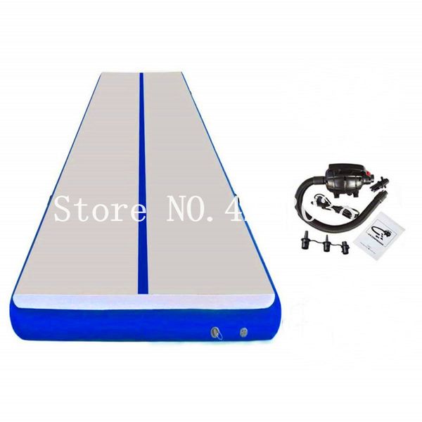 

4x1x0.2m inflatable tumble track trampoline air track gymnastics inflatable air gym mat