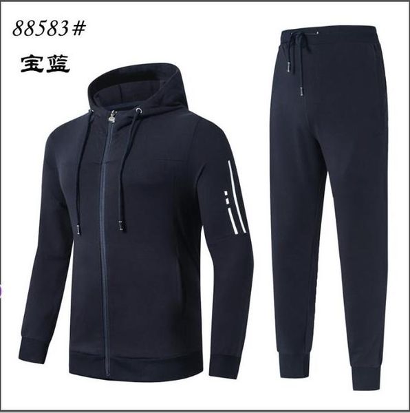 

mens designer tracksuits autumn full zip tracksuit men sport suit white men sweatshirt pant suit hoodie pant set sweatsuit men, Gray