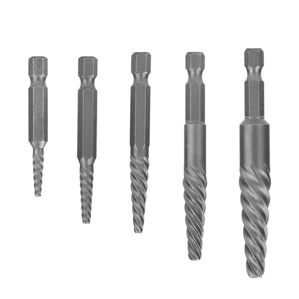 

hss hex screw extractor drill bits guide broken damaged bolt stud remover