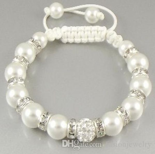 

new style10mm mixed color new style spacer disco ball beads bangles crystal crystal bracelet jewelry christmas gift, Black