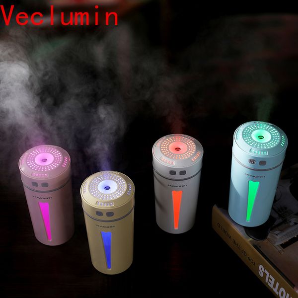 

new aroma essential oil diffuser happy cup humidifier 260ml air purifier led night light usb mini fogger car humidifiers