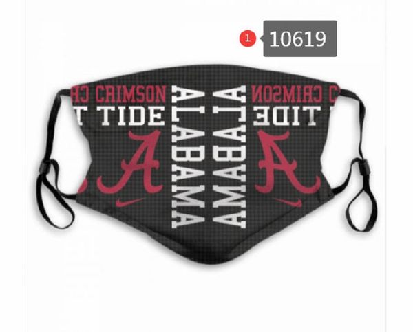 

whoelsale college student designer face mask 5 layer activated carbon filter waterproof breathable mask m-shaped nose clip mask a139