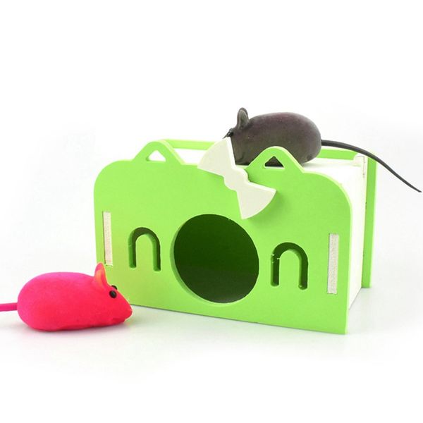 

small pet house funny cage toy hamster wooden house self assembly pet cage box for small animals