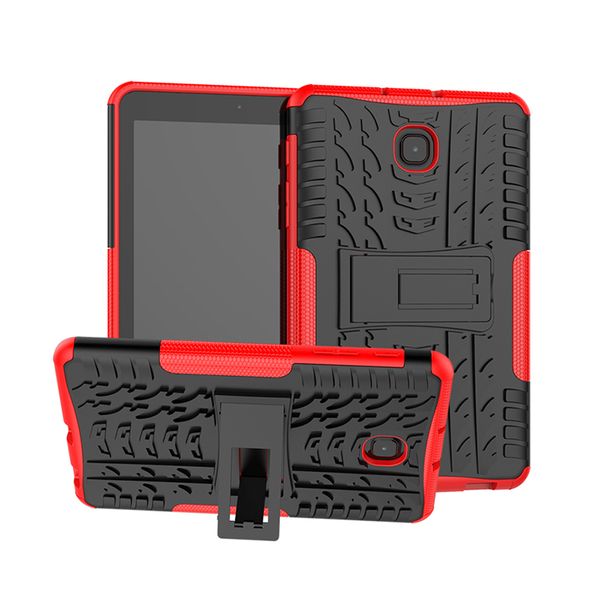 

three layers protection shockproof silicone tpu durable case cover with kickstand for samsung galaxy tab a 8.0 2018 t387 sm-t387v tablet