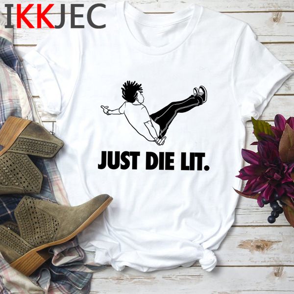 

хип-хоп playboi carti graphic t shirt men дит lit мультфильм мода рэпер tshirt прохладный streetwear harajuku tshirt топ тройники мужчина, White;black