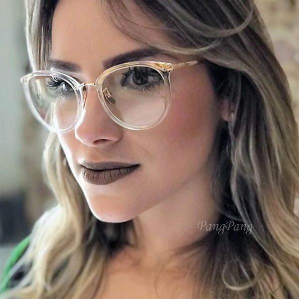 

retro clear frame glasses women myopia optical eyeglasses trend metal spectacles oculos de grau transparent glasses frame black