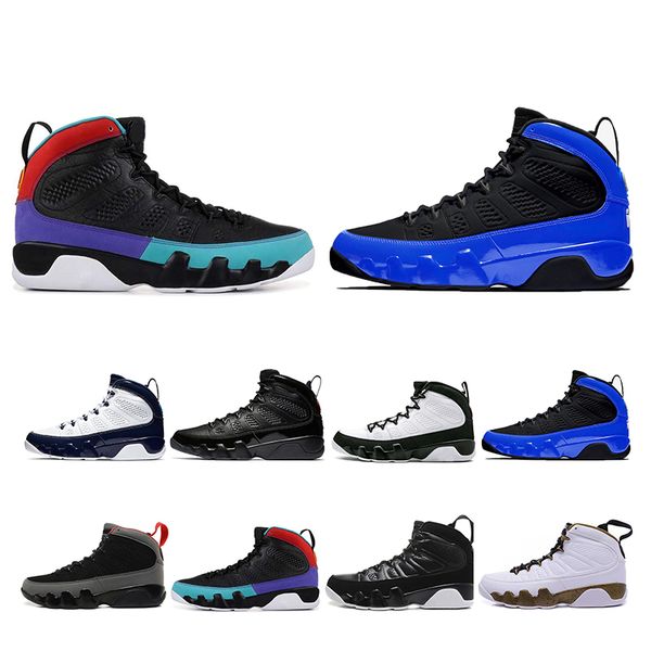

9s basketball shoes 2019 outdoor sports sneakers 9 mens trainers anthracite black blue glod unc mop melo breathe running shoes