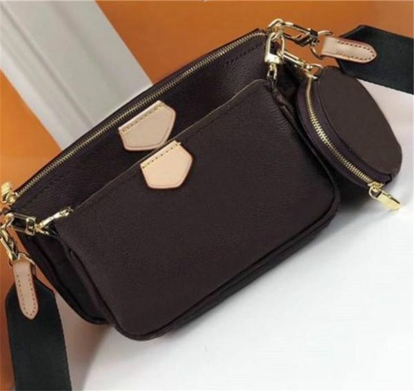 

designer luxury handbag purse flower shoulder crossbody bag multi pochette 3 pcs evening bag cfy2003061