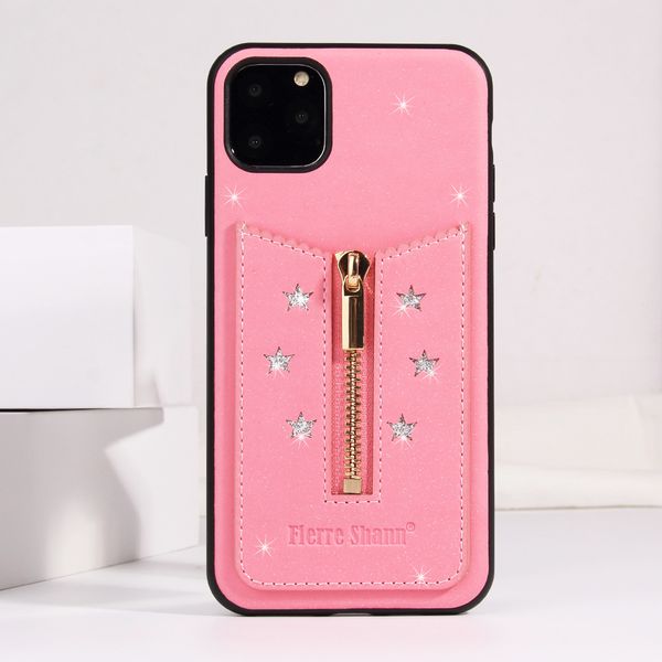 

designer new arrival phone case for iphone 11/ 11pro/11promax fashion iphone xs max xr x/xs 7p/8p back cover with zipper card pocket 3 color