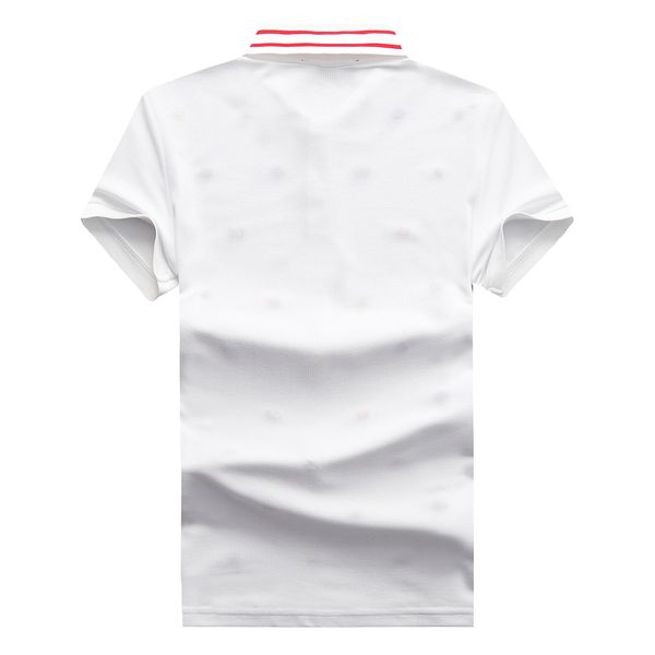 

20ss дорогие мужчины рубашка поло новая хлопковая спортивные дикая воздушная обувь высокого класс марка частного заказ платформа рубашка пол, White;black