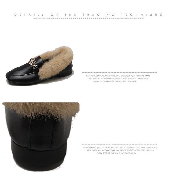 

luxury womens shoes factory price promotional price casual shoes women low heel style female shoes with soft fur classical white black bb