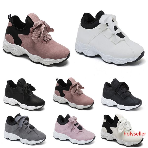 

non-brand running shoes for women chaussures white black pink grey suede fashion sports sneakers 36-40 style 213