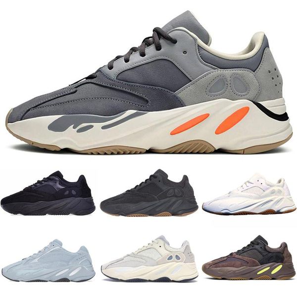 

700 wave runner magnet hospital blue utility black running shoes kanye west designer shoes men women 700 v2 vanta static sports seankers