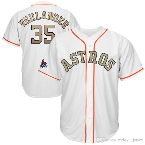 

Top quality 35 Justin Verlander Men's jersey Houston 27 Jose Altuve 4 George Springer 1 Carlos Correa Baseball JerseysFree Shipping