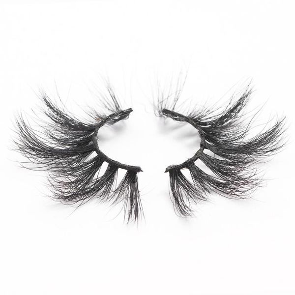 

50 пары объемных 25mm 5d норка ресницы 100% норка волос lashes dramtic толстой длинной wispies пушистых ресницы extension макияж инструменты