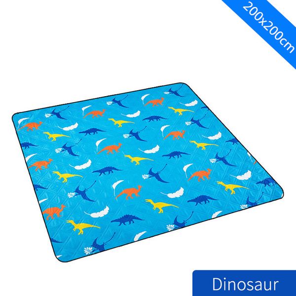 

2x2m portable type aluminium film waterproof 200*200cm travelling or family car camping outdoor picnic blankets and camping mat or beach mat