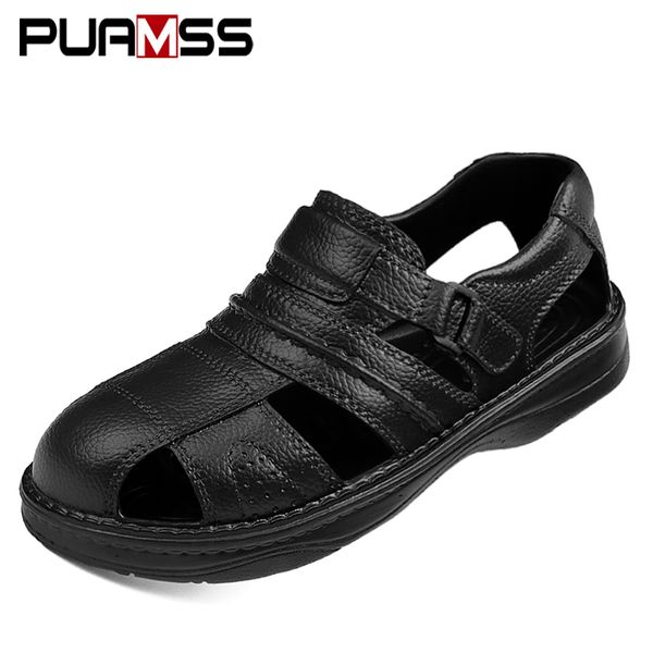 

men sandals casual beach summer sandals 2019 new light eva injection casual shoes sandalias de hombre zapatos casuales men shoes, Black