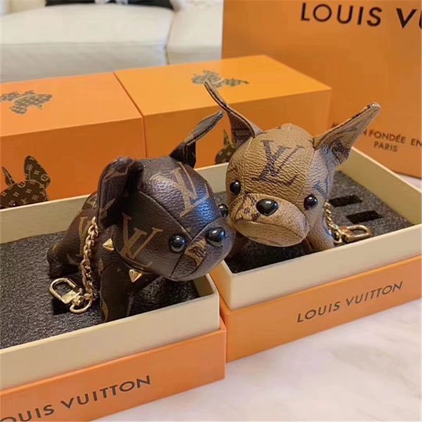

2019 original brand de ign uper cute puppy keychain bag pendant car decoration luggage bag part acce orie gift