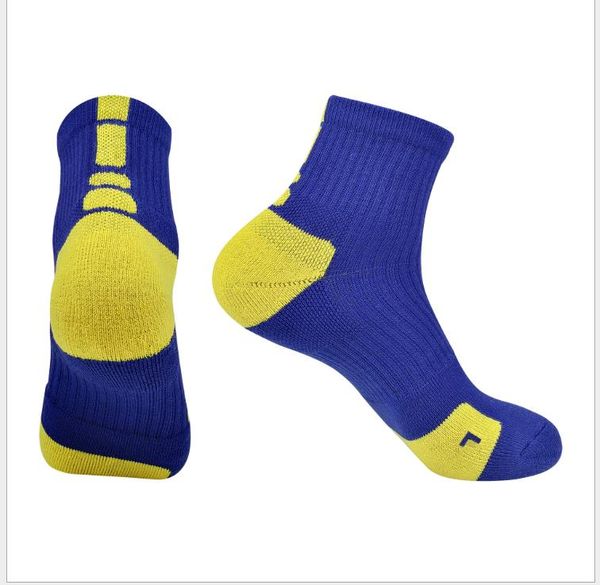 

towel bottom socks help basketball socks in breathable and sweat absorption, Black