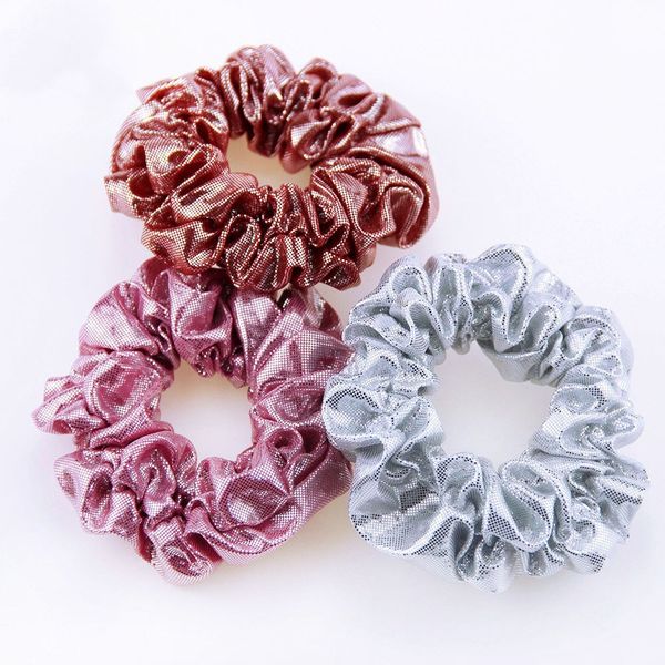 

shiny simplicity lady hair scrunchies ring elastic hair bands pure color bobble sports dance velvet soft charming scrunchie