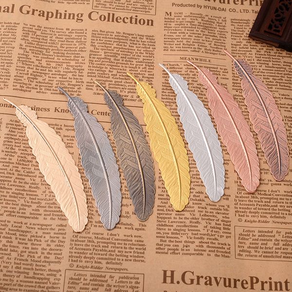 

5pc beautifullyplated feather bookmark chinese style vintage page marker nice cool book markers school supplies new beautifully