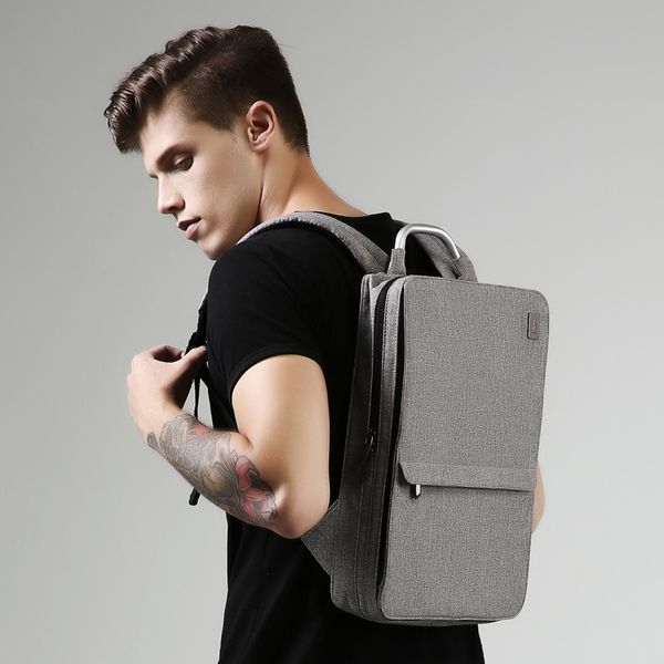 

men backpack leisure business multifunction bag teenager women's office computer lapbackpack waterproof school bags