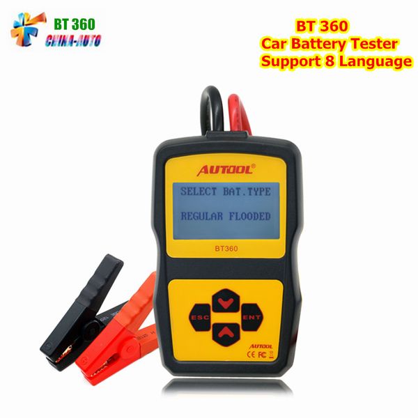 

original autool bt360 auto battery tester 12v automotive battery analyzer 2000cca 220ah multi-language bad cell test car tools