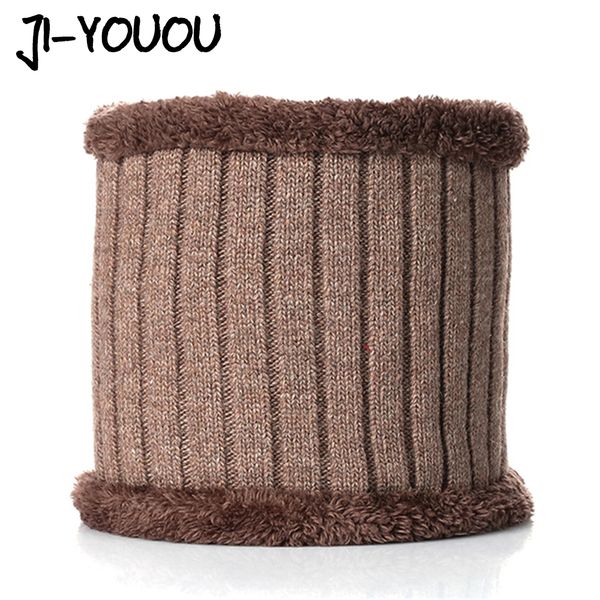 

scarves men scarf ring winter 2018 new style black men's scarf knitting double layer cashmere fur collar keep warm, Blue;gray