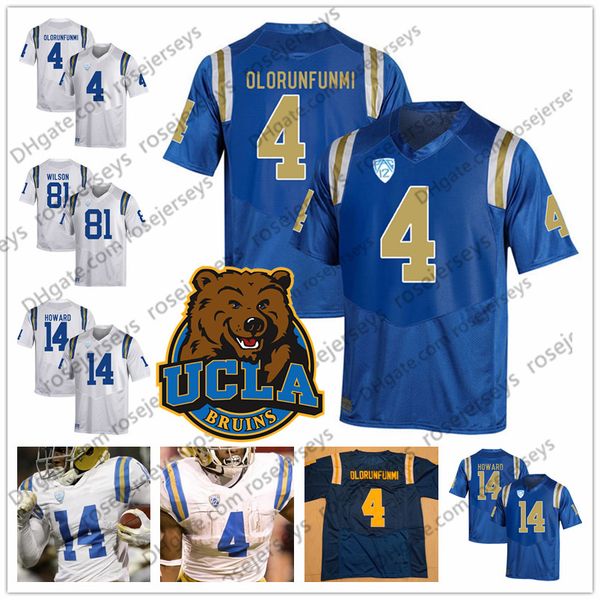 

ucla # 10 деметрик фелтон 14 тео ховард 21 майкл эзейк 23 чейз кота 27 джошуа келли 85 грег дульчич синий белый розовый джерси, Black