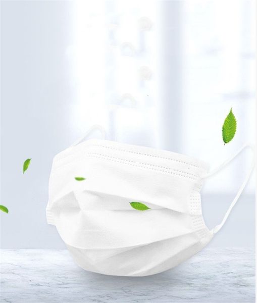 

20pcs pack black/white/pink mask dustproof nonwoven kf94 level white face mask face mouth masks anti fog & haze breathing fast sh