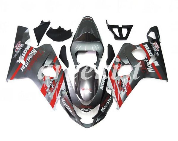 

4 подарки новые abs для мотоциклов обтекатели комплекты подходят для suzuki gsx-r600 gsx-r750 600 750 k4 2004 2005 04 05 холодный серый
