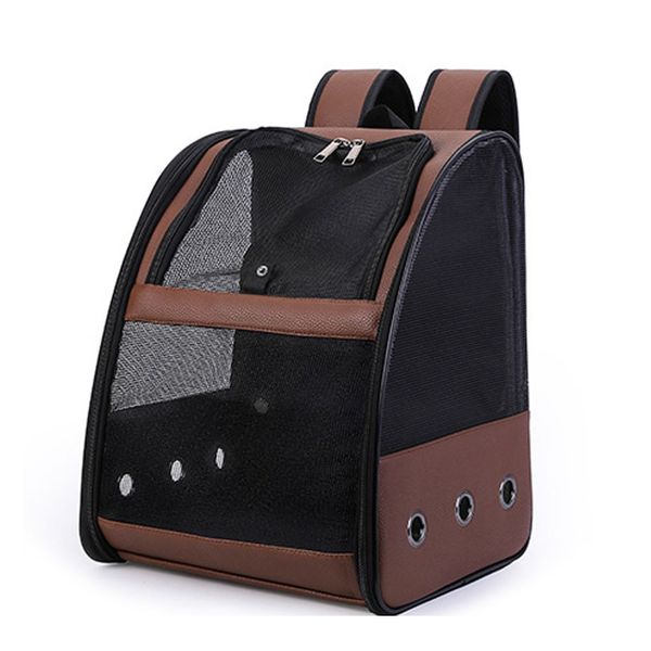 

pet backpack travel bag fashion cage accessories foldable carrier large mesh zipper outdoor bird parrot breathable ventilated