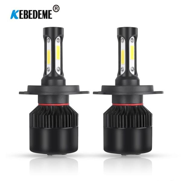 

2pcs s2 h4 cob led 6500k 8000lm car headlight bulb h1 h3 h7 h11 9005 9006 9-32v 36w replacement auto headlamp light bulbs