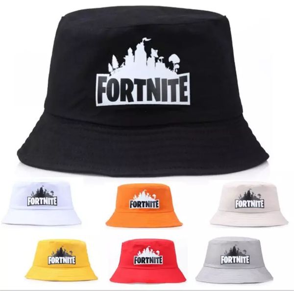 

7 color game fortnite bucket hat cotton fi herman hat ummer fortnite printed vi or cap fa hion unhat fi hing outdoor topee cap 2018