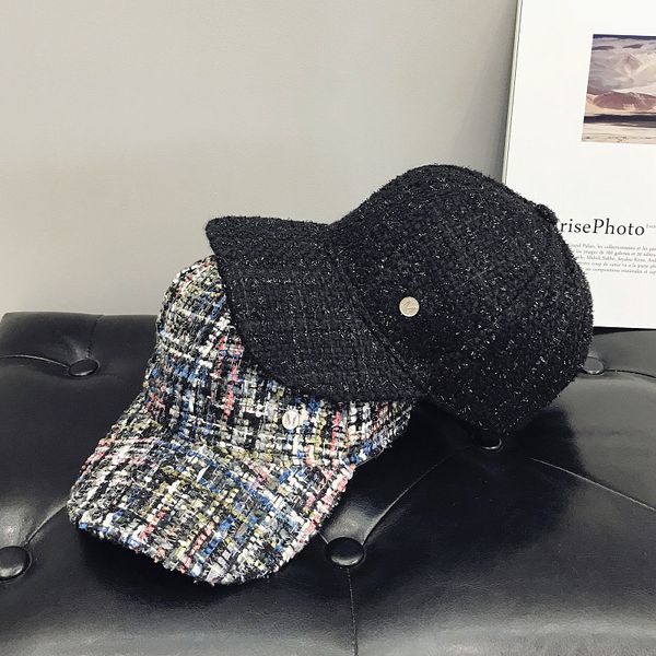 

Мода весна женская регулируемая бейсболка плед Hat Trucker Sun Hat сплошной цвет простой