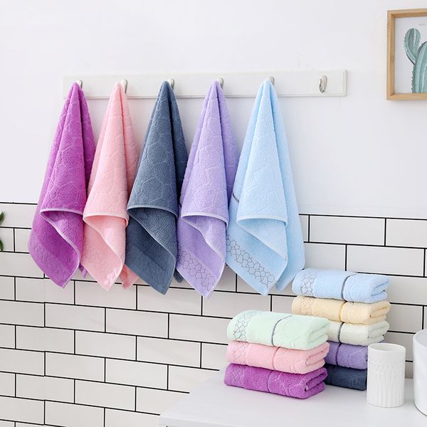 

towel cotton thickened face wash plaid