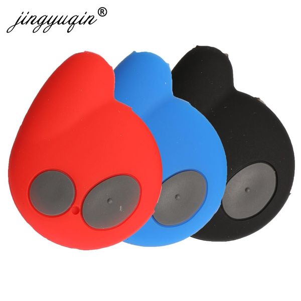 

jingyuqin 30pcs/lot remote silicone key case 2 buttons fit for cobra alarm 7777 remote key fob cover protector holder