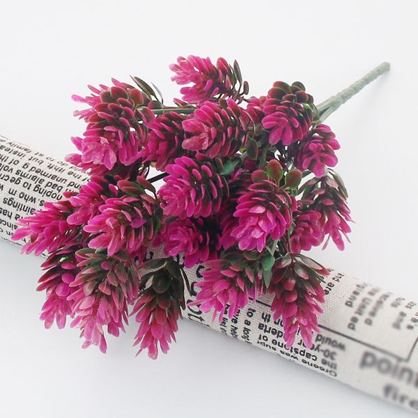 

artificial pinecones lippia flower bouquet wedding decor home garden decoration