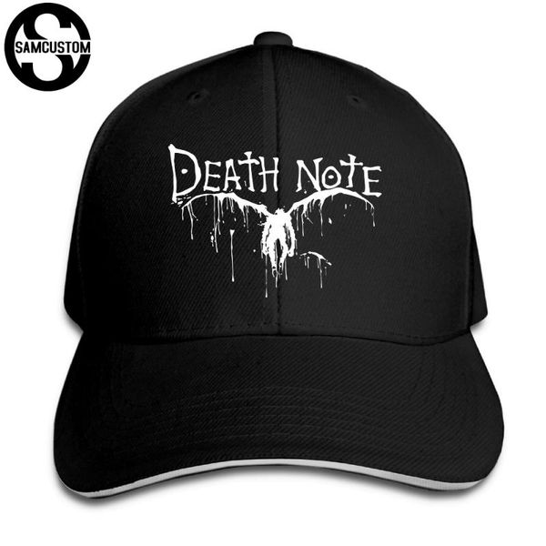 

samcustom four seasons universal casual cap summer sunshade creative 3d printing death note evil visors sandwich cap, Blue;gray