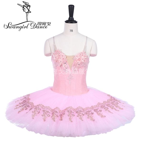 

classical ballet tutu girls platter tutu pink professional tutu performance pancake ballet costumebt9241, Black;red