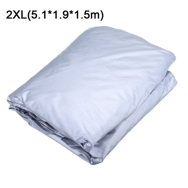 

universal full car covers snow ice dust sun uv shade cover light silver size s-xl auto car outdoor protector cover