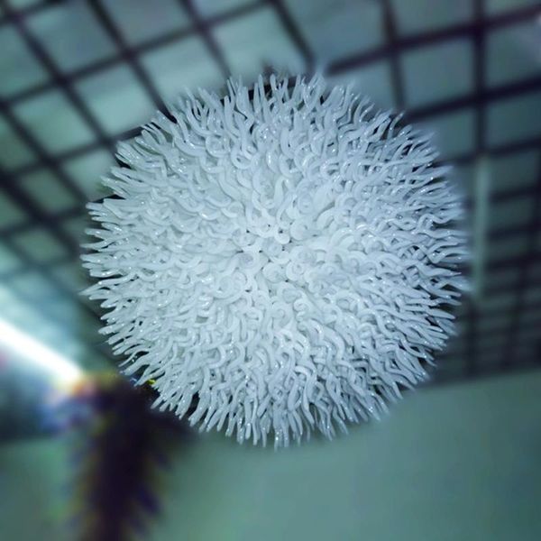 

white chandeliers lights hand blown glass modern led chandeliers round crystal chandelier ball light large size ing