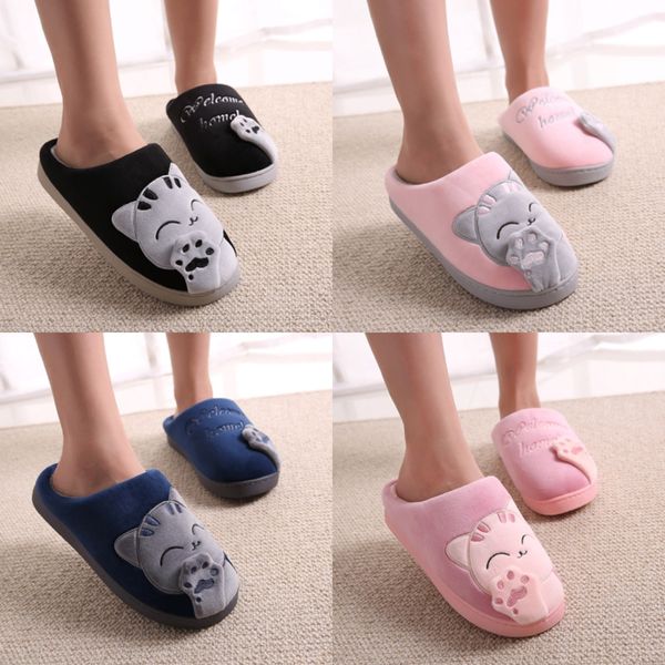 

home cotton home warm parent-child mop anti-skid soft sole tpr sole coral warm slippers slippers fleece, Black;grey
