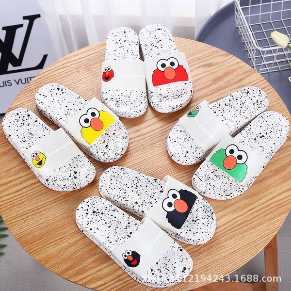 

симпатичные прохладный мультфильм трусы-мокрый женский воды шаблон студенты outer wear удобная мягкая bottom сандалии смешной родитель и дет, Black