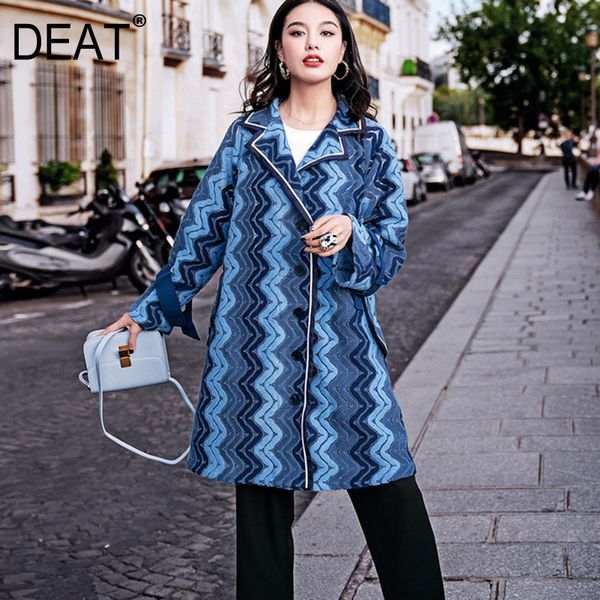 

deat] 2019 new spring summer lapel long sleeve retro hit color lattice spliced personality jacket women coat fashion tide 13d41, Black;brown