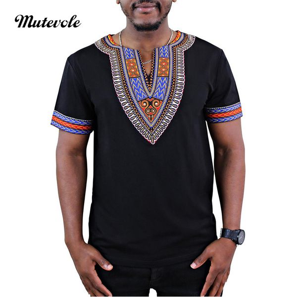 

mutevole fashion african mens dashiki clothing summer casual dashiki shirts male short sleeve traditional shirt, White;black