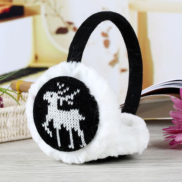 

winter women men earmuffs lovers ear warmer plush new plain teenage student mother girl printed earmuffs, Blue;gray