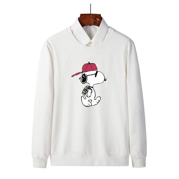 

mens designer sweatshirt fashion animal pattern trackshirt casual dog pattern pullover luxury wholesale autumn clothes for male, Black