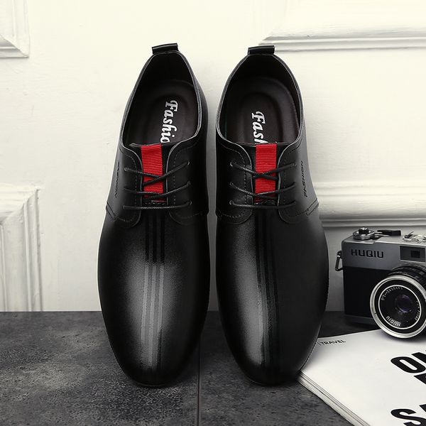 

autumn men's casual shoes men's business genuine leather youth england fashion shoe korean-style winter cotton-padded shoes mocc, Black