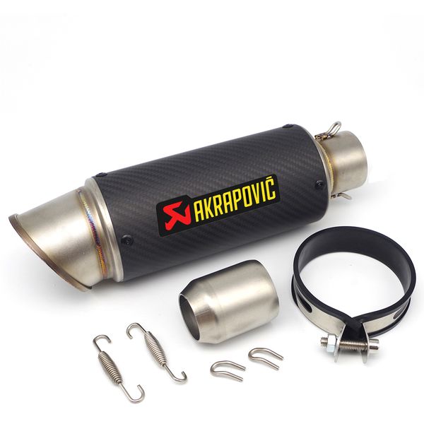 

51mm 61mm input scorpio akrapovic exhaust motorcycle pipe muffler for ruckus x11 benelli 600 yamaha r3 leo vince